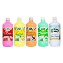 Floor cleaner,White Phenyl liquid,for Homes,Offs,Hospitals, Schools etc. to removes dirt and stains (Rose Jasmine,Sandal,Pine &amp; lemon 1 ltr pack of 5)