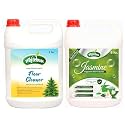 Floor cleaner,White Phenyl liquid,for Homes,Offs,Hospitals, Schools etc. to removes dirt and stains (Phpine&amp;Jsm5ltr)