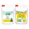 Floor cleaner White Phenyl 5 Ltr liquid for Homes,Offs,Hospitals, Schools etc. to removes dirt and stains (Pine&amp;lemon5ltr)