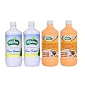 Floor cleaner White Phenyl liquid for Homes,Offs,Hospitals, Schools etc. to removes dirt and stains (Pine &amp; Sandal 1 ltr pack of 4)