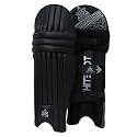 Whitedot PU Eleanor Cricket Batting Pad, Suitable for Boys, Black