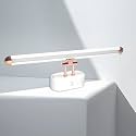 WHITERAY 6 Watt White Modern LED Picture/Dressing/Vanity/Bathroom/Mirror Light with Adjustable Head (6W Rosegold White)
