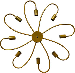 whiteray flower design 8 figure vegas 8 light golden arms chandelier ceiling light ceiling lamp