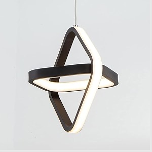 whiteray modern dimmable inbuilt led decorative hanging ceiling pendant lightring with height-adjustable living roomentrywayhallwaysbedroomhome officemuseumslibrary-3 lighting mode chorus