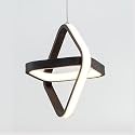 WHITERAY Modern Dimmable Inbuilt LED Decorative Hanging Ceiling Pendant Light,Ring with Height-Adjustable Living Room/Entryway/Hallways/Bedroom/Home Office/Museums/Library-3 Lighting Mode (Chorus)