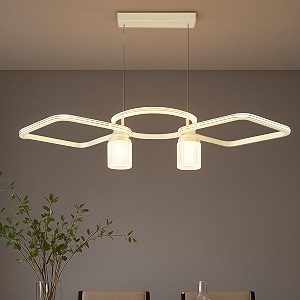 whiteray modern inbuilt led hanging chandelier jhoomer light silver amp gold finish ring amp cylinder shape 3 in 1 color changing ceiling lighting fixture adjustable height for bedroom and home decor