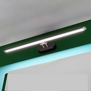 whiteray white amp rosegold modern led picture lights for wall photodressingmirror light for wash basin with 3 step light mode with adjustable head white warm white and neutral white12w rosegold