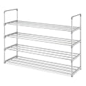 Whitmor 4-Tier Shoe Rack, Gray