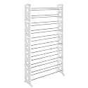 Whitmor Floor 50 Pair Shoe Tower 10 Tier White