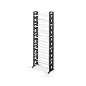 Whitmor Freestanding 30 Pair Shoe Tower Black