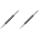 WHLLING Dual Head Nail Setter, Hammerless 1/32″&amp; 1/16″ Spring Nail Set, 3500 PSI Striking Force Counter Punch (Pack of 2)