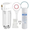 RV Water Filter Housing Clear, 10" X 2.5" - 1025C-B-P