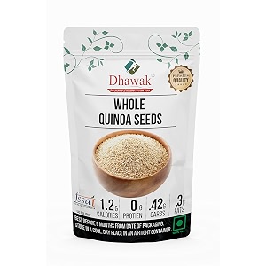 dhawak whole quinoa seeds - 900 grams  white quinoa grains  whole quinoa