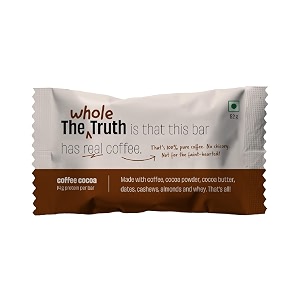 the whole truth 12g protein bar - coffee cocoa - all natural