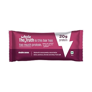 the whole truth 20g protein bar - double cocoa