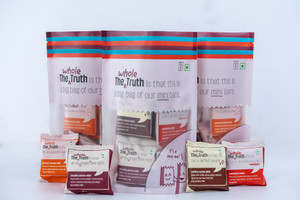 the whole truth mini protein bars all-in-one pack of 24  no added sugar no preservatives protein bars