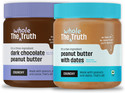 The Whole Truth - Peanut Butter with Dates + Dark Chocolate Peanut Butter Crunchy Combo - (650 g, Pack of 2)