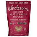 Wholesome Fair Trade Organic Light Brown Sugar, 24oz, 1-Pack