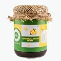WHOLESOME PARLOUR Lemon Kala Khatta Pickle 400gm | Indian Homemade | All Natural Ingredients Spicy And Tangy | No Artificial Preservatives or Colors