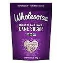 Wholesome Sweeteners 16-Ounce Organic Cane Sugar, Fair Trade, Non GMO, Gluten Free, Pure &amp; Vegan, for Baking and Sweetening, 12 Pack