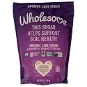 Wholesome Sweeteners 4-Pound Organic Cane Sugar, Fair Trade, Non GMO, Gluten Free &amp; Vegan for Baking and Sweetening, 1 Pack