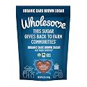 Wholesome Sweeteners 4LB Organic Dark Brown Sugar, Fair Trade, Non GMO, Gluten Free & Vegan, Sugar for Baking and Glazing, 64 Ounce (Pack of 6)