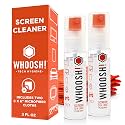 WHOOSH! Screen Shine Go – Refillable Screen Cleaner Kit, Set of 2, 1 fl oz