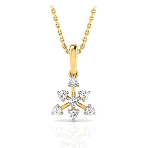 whp jewellers 18kt gold pendant for women - glam womens gold pendant - womens fashionable jewellery for great gifting