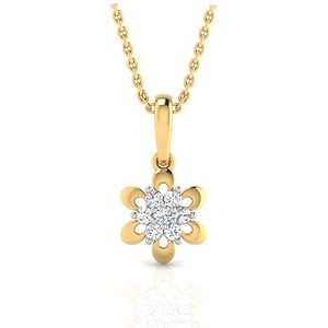 whp jewellers 18kt gold pendant for women - glam womens gold pendant - womens fashionable jewellery for great gifting