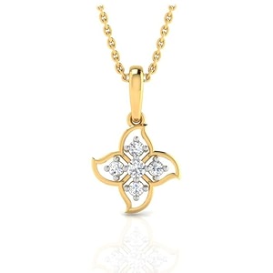 whp jewellers 18kt gold pendant for women - glam womens gold pendant - womens fashionable jewellery for great gifting