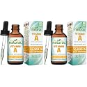 Why Not Natural Vitamin A Drops 10000 IU - Liquid retinyl Palmitate with Coconut MCT Oil, Vegan VIT A Supplement for Skin - 1 oz sublingual Tincture (Pack of 2)