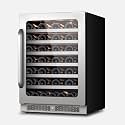 Whynter 24" Built-in Undercounter Wine Refrigerator, 54 Bottle, BSR-054SW