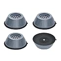 WIB Refrigerator Stand, Washing Machine Stand,Furniture Base Stand, Fridge Stands for Single Door and Double Door (Pack of 4) (Grey)