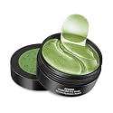 Seaweed Under Eye Patches 60 PCS Collagen Gel Masks for Puffy Eyes, Dark Circles & Wrinkles Anti-Aging Hydrating Eye Pads with Hyaluronic Acid for Skin Tightening & Moisturizing