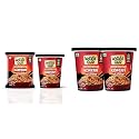 WickedGud Fiery 2X Spicy Korean Noodles | Instant Pack and Cup Combo Pack of 2 | Whole Wheat | + WickedGud Korean Cup Noodles Fiery 2X Spicy Pack of 2 | Whole Wheat | No maida | No Palm Oil |