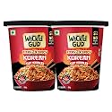 WickedGud Korean Cup Noodles, Fiery 2X Spicy, 69g, No Palm Oil, Vegetarian, Pack of 2