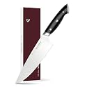 WICKWILLOW 8” Chef Knife – Ultra Sharp German Steel, Ergonomic Handle