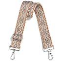 Wide Purse Strap Adjustable Replacement Crossbody Bag Strap Silver Hardware Shoulder Straps