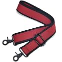 Wide Purse Strap Adjustable Replacement Crossbody Bag Strap Silver Hardware Shoulder Straps