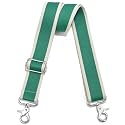 Wide Purse Strap Adjustable Replacement Crossbody Bag Strap Silver Hardware Shoulder Straps