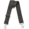Wide Purse Strap Adjustable Replacement Crossbody Bag Strap Silver Hardware Shoulder Straps