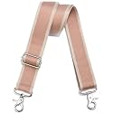 Wide Purse Strap Adjustable Replacement Crossbody Bag Strap Silver Hardware Shoulder Straps