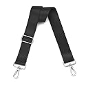 Wide Purse Strap Adjustable Replacement Crossbody Bag Strap Silver Hardware Shoulder Straps