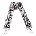 Wide Purse Strap Adjustable Replacement Crossbody Bag Strap Silver Hardware Shoulder Straps