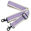 Wide Purse Strap Adjustable Replacement Crossbody Bag Strap Silver Hardware Shoulder Straps