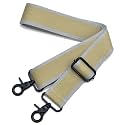 Wide Purse Strap Adjustable Replacement Crossbody Bag Strap Silver Hardware Shoulder Straps