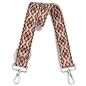 Wide Purse Strap Adjustable Replacement Crossbody Bag Strap Silver Hardware Shoulder Straps