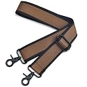 Wide Purse Strap Adjustable Replacement Crossbody Bag Strap Silver Hardware Shoulder Straps