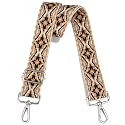 Wide Purse Strap Adjustable Replacement Crossbody Bag Strap Silver Hardware Shoulder Straps