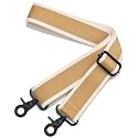 Wide Purse Strap Adjustable Replacement Crossbody Bag Strap Silver Hardware Shoulder Straps